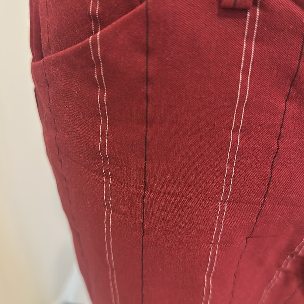 The Limited Drew Fit red pinstripe trousers - Picture 2 of 3
